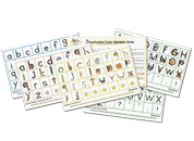 Color Alphabet Grid Set