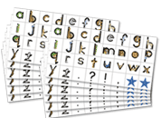 Color Magnets Bundle (a-z)  (set of 10)