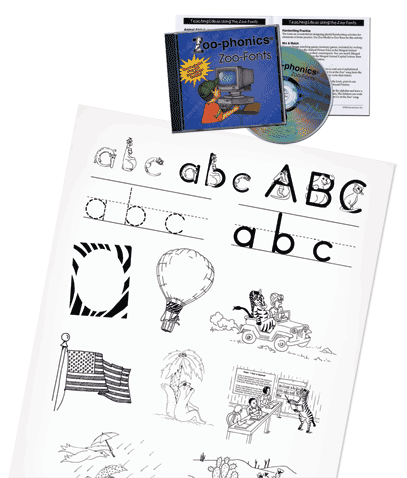 Zoo-Fonts In English and Spanish