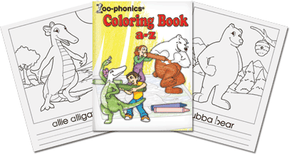 Zoo-Coloring Book "a-z"