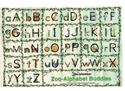 Zoo-Alphabet Buddies Poster