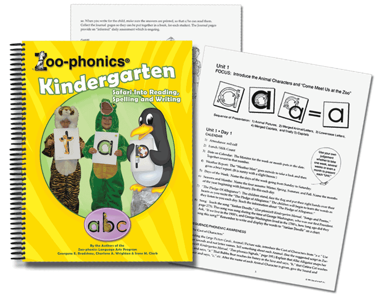 Safari Into Reading, Spelling & Writing (Kindergarten)