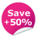Save over 50%!